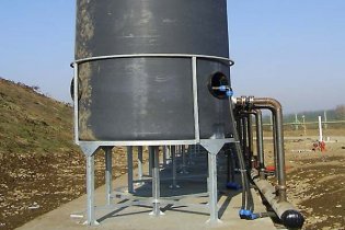 Sistema di trattamento delle acque delle barriera idraulica. Provincia di Torino